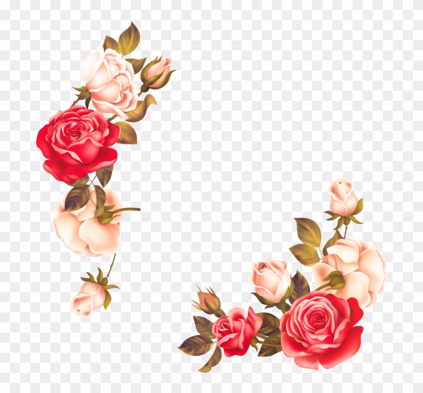 Rose Flower Border Png #1727417