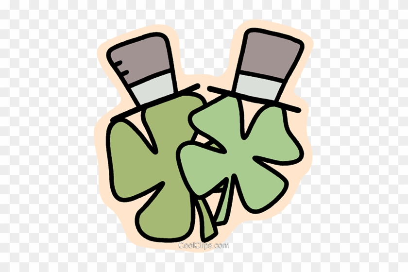 St Patrick's Day Hats And Shamrocks Royalty Free Vector - St Patrick's Day Hats And Shamrocks Royalty Free Vector #1727681