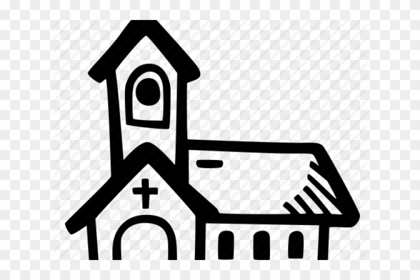 Drawn Church Clip Art - Sign #1727770