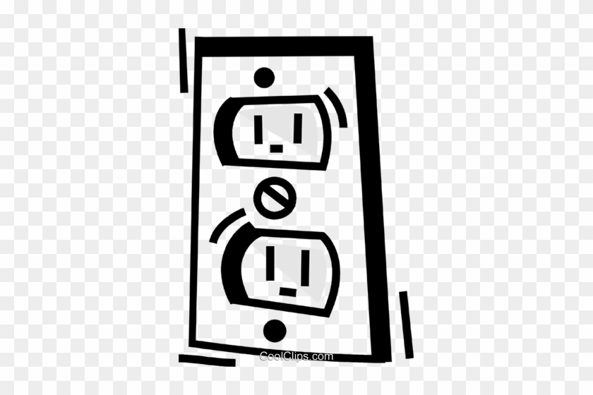 Outlets And Receptacles Royalty Free Vector Clip Art - Outlets And Receptacles Royalty Free Vector Clip Art #1728195