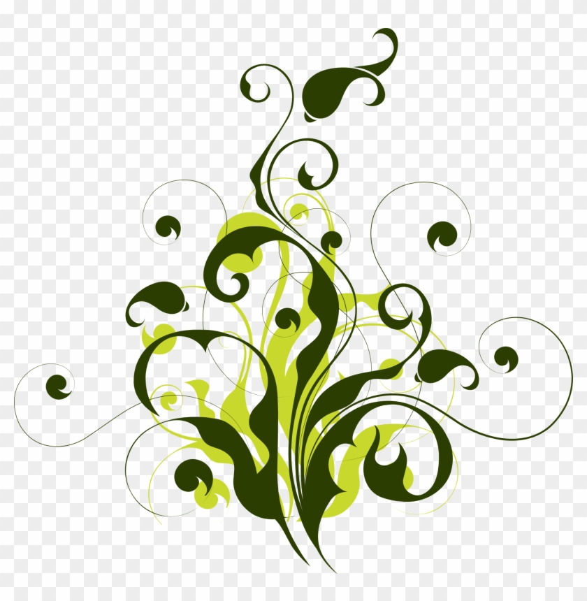 Abstract Floral Filigree Pattern Element - ลวดลาย Png #1728369