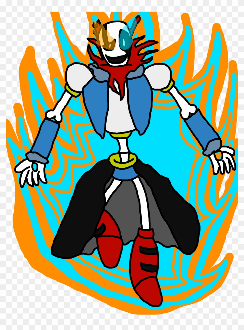 Gaster By Drenduh-tyrof On - Gaster Papyrus And Sans Fusion #1728885
