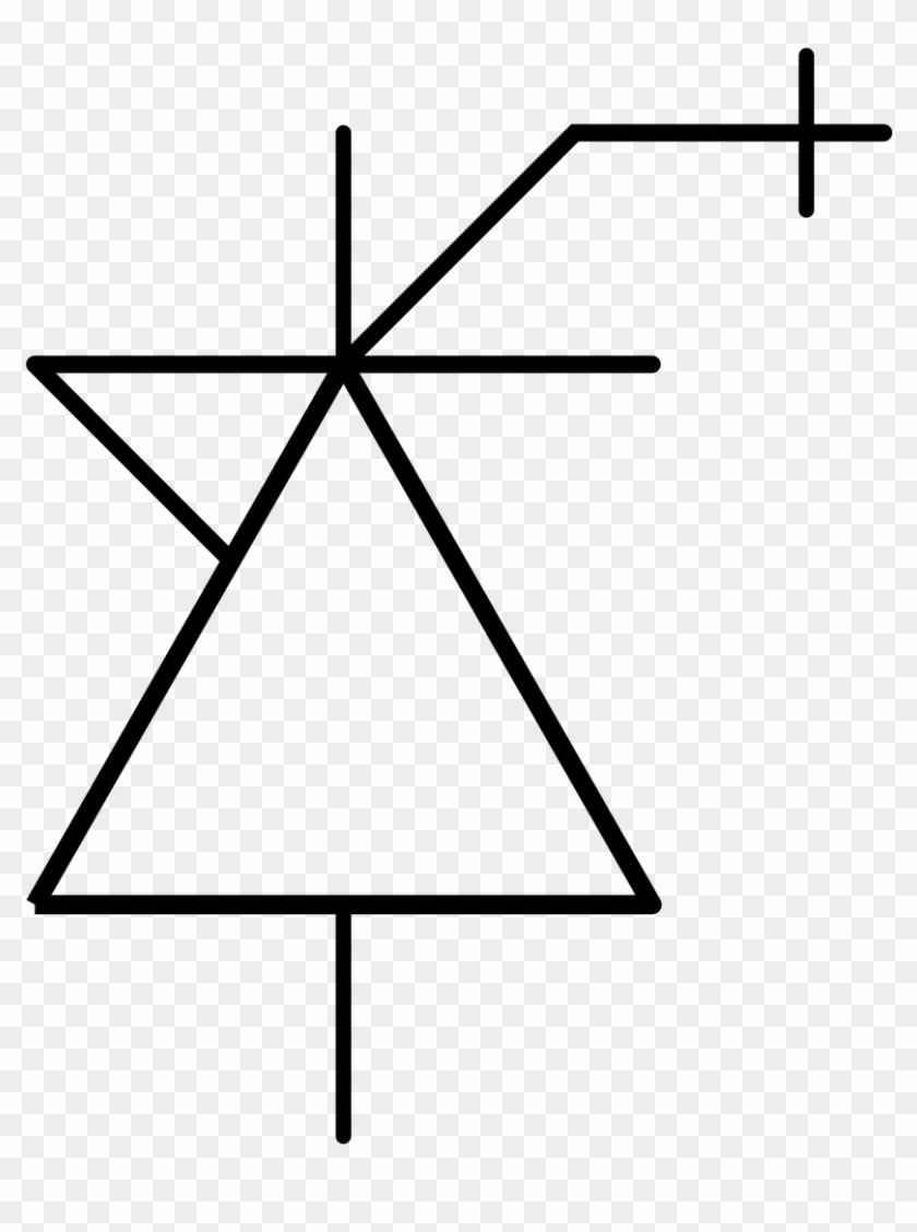 Schematic Large-size Schematic Symbol For Led Clipart - Integrated Circuit Electronic Symbol #1729657