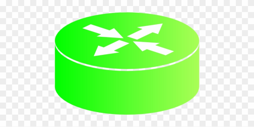 This Free Clip Arts Design Of Router 3d Green Grad - This Free Clip Arts Design Of Router 3d Green Grad #1730124