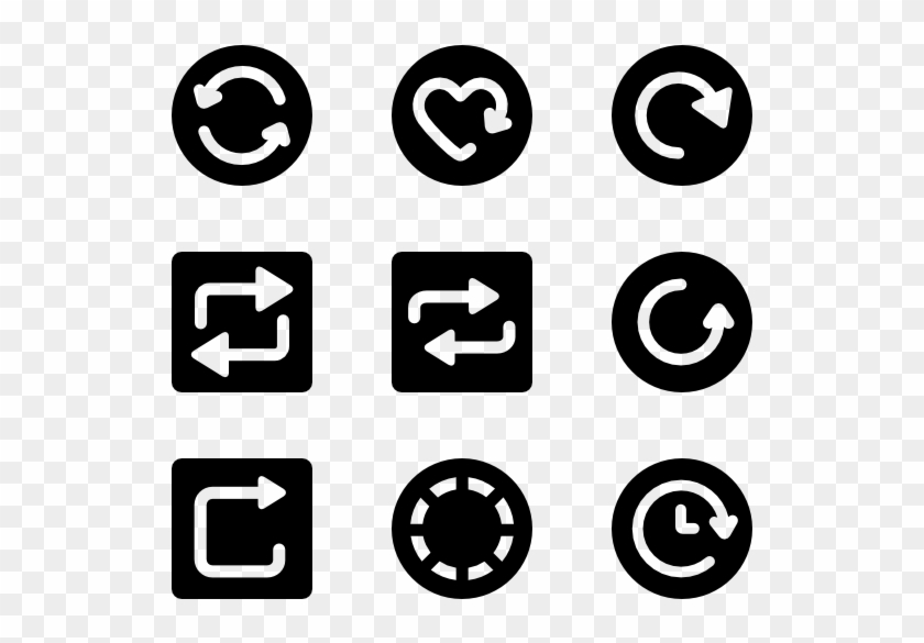 Picture Black And White Stock Loading Vector Refreshing - Icon Png #1730261