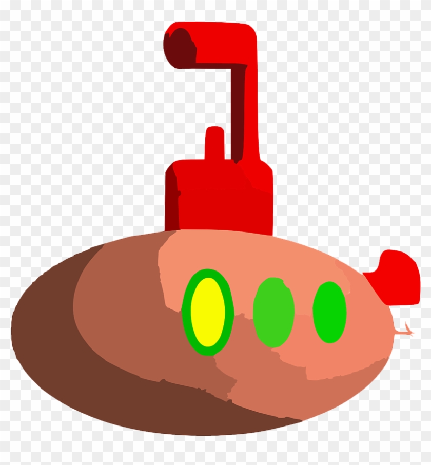 Submarine Clipart Submarine Periscope - Gambar Periskop Kapal Selam #1730443