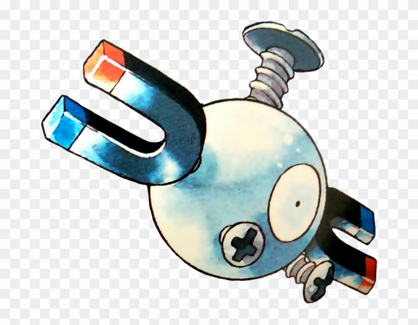 Magnemite Pokemon Red And Blue Official Art - Magnemite Art #1730577