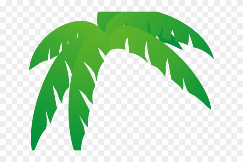 Palm Tree Clipart Leaves - Palm Frond Palm Tree Leaf #1730729