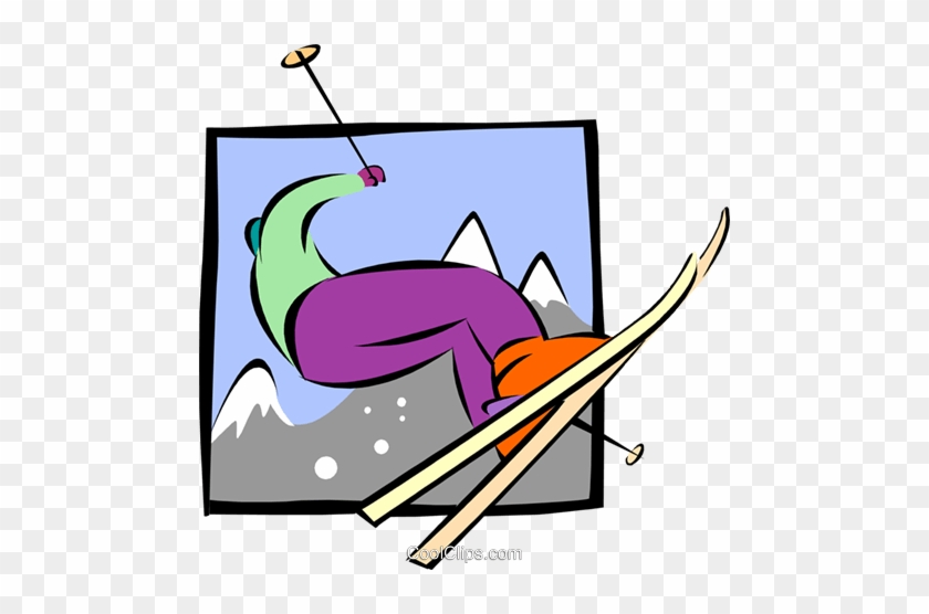 Esquiar Livre De Direitos Vetores Clip Art Ilustração - Esquiar Livre De Direitos Vetores Clip Art Ilustração #1730811