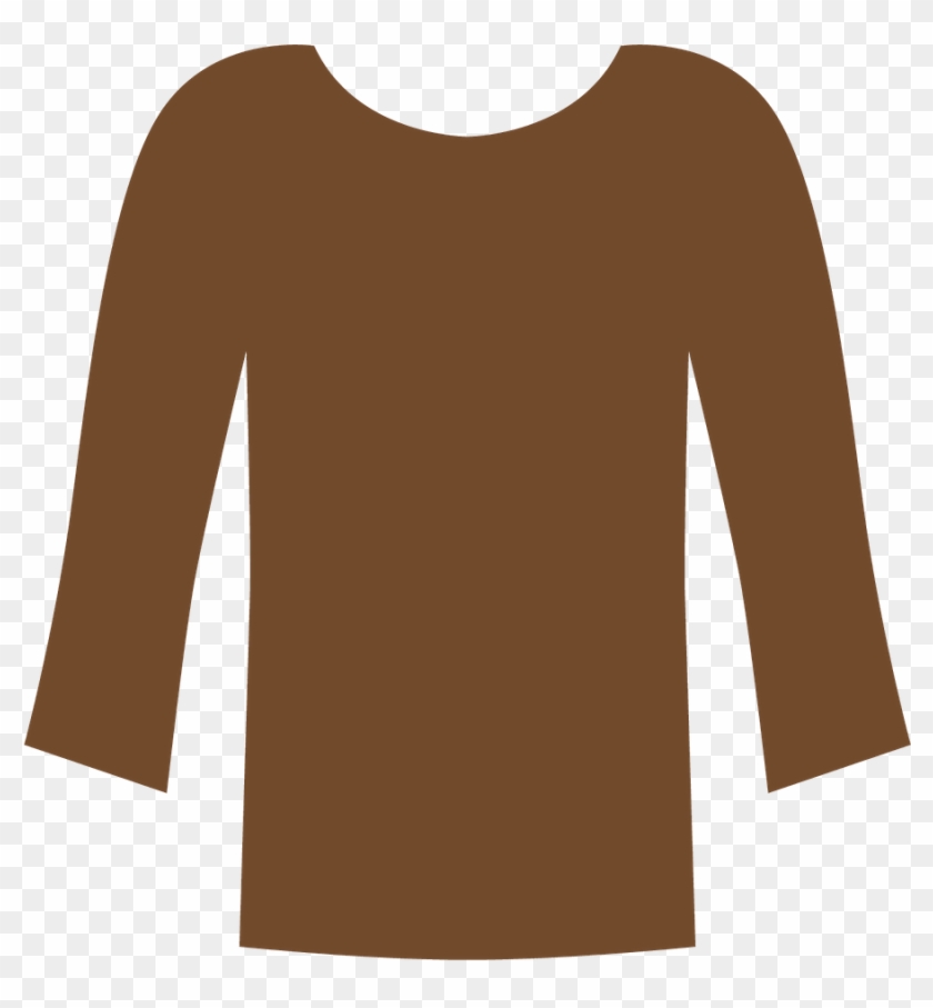 Rostos - Minus - Clipart - 'paper Dolls' - Clothing, - Long-sleeved T-shirt #1731036
