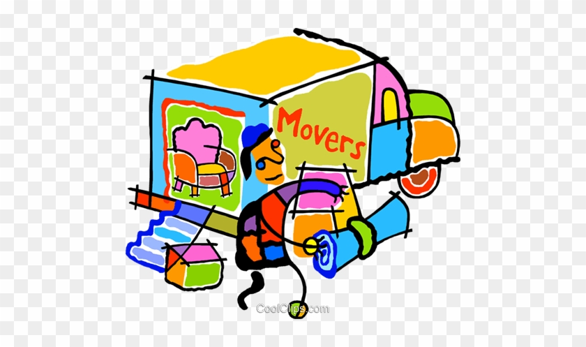 Camion De Déménagement Vecteurs De Stock Et Clip-art - Camion De Déménagement Vecteurs De Stock Et Clip-art #1731157