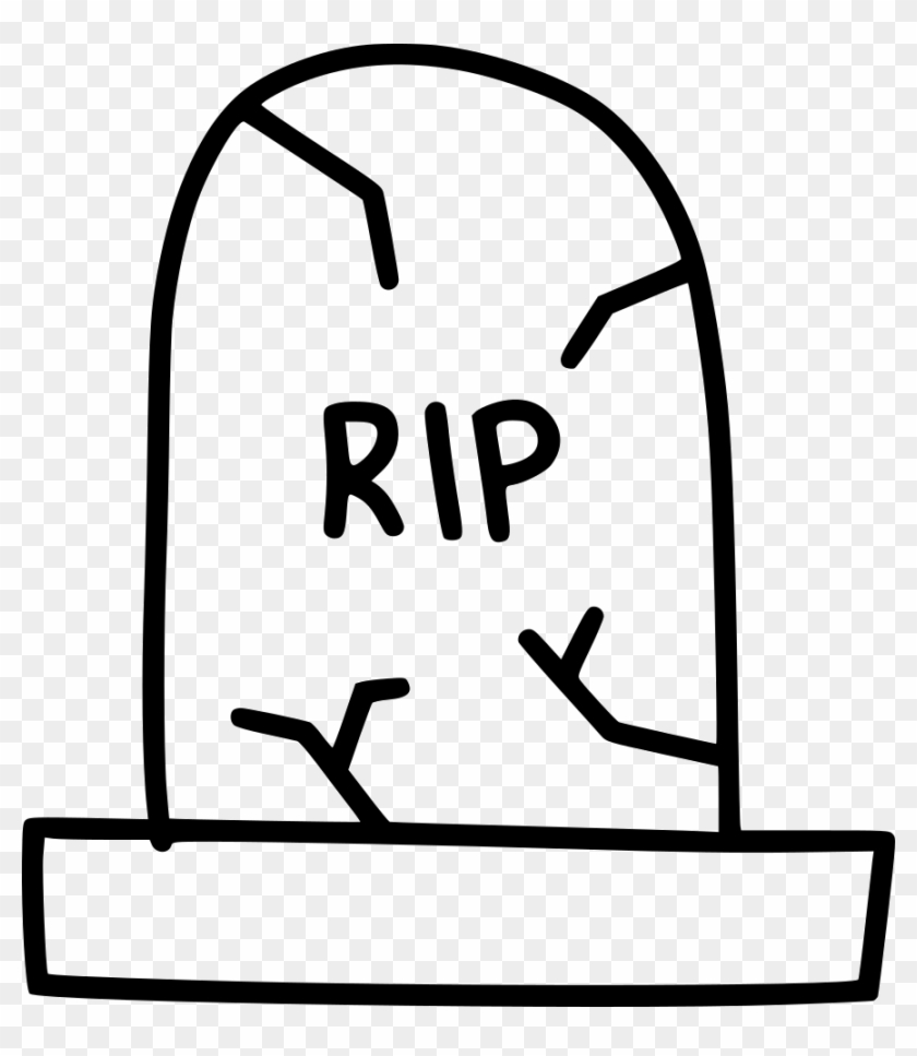 Death Funeral Grave Gravestone Graveyard Rip Svg Png - Funeral Death Funeral Grave Icon #1731748