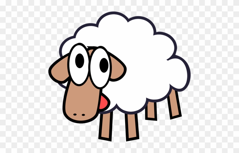 Mutton Clipart Vector - Sheep Cartoon Png #1732253