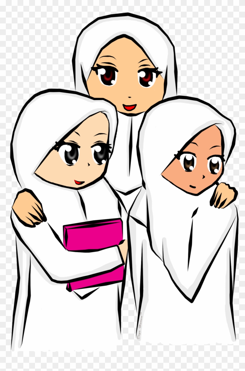 Random Chibi Doodle - Contoh Gambar Doodle Islami #1732424