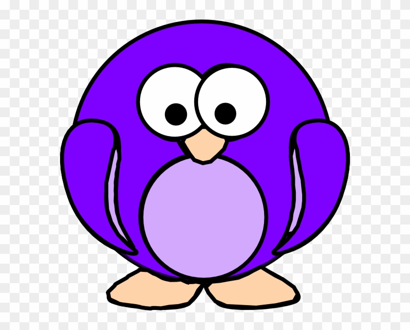 Purple Penguin Clip Art At Clkercom Vector - Say No To Plastic Bags #262662