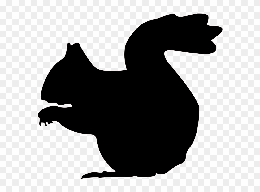 Squirrel Doorzichtig - Squirrel Silhouette Clip Art #263318