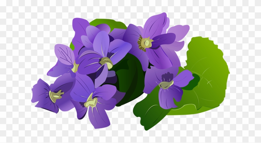 Victorian Summer Flowers Clip Art - Free Clip Art Violet #263572