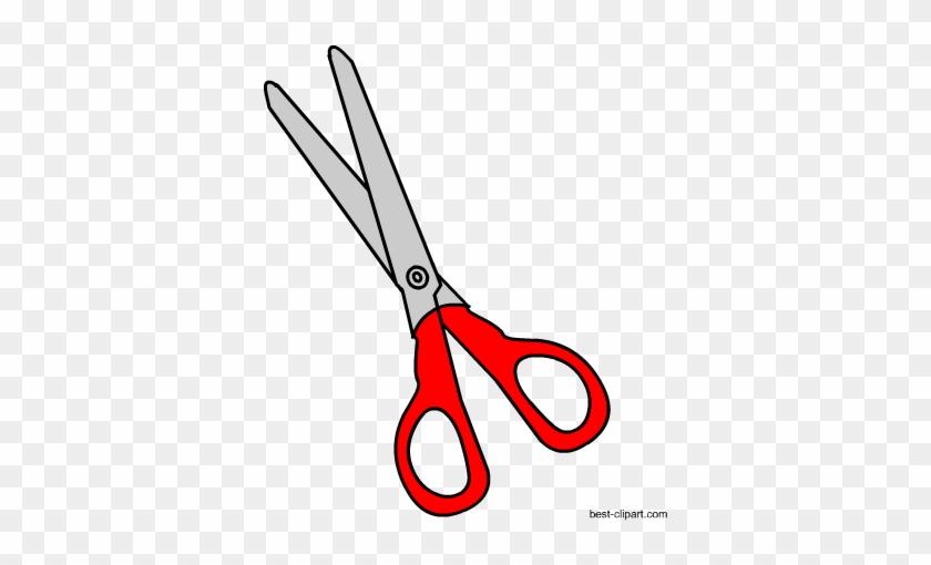 Red Scissors, Free Clip Art - Clip Art #263573