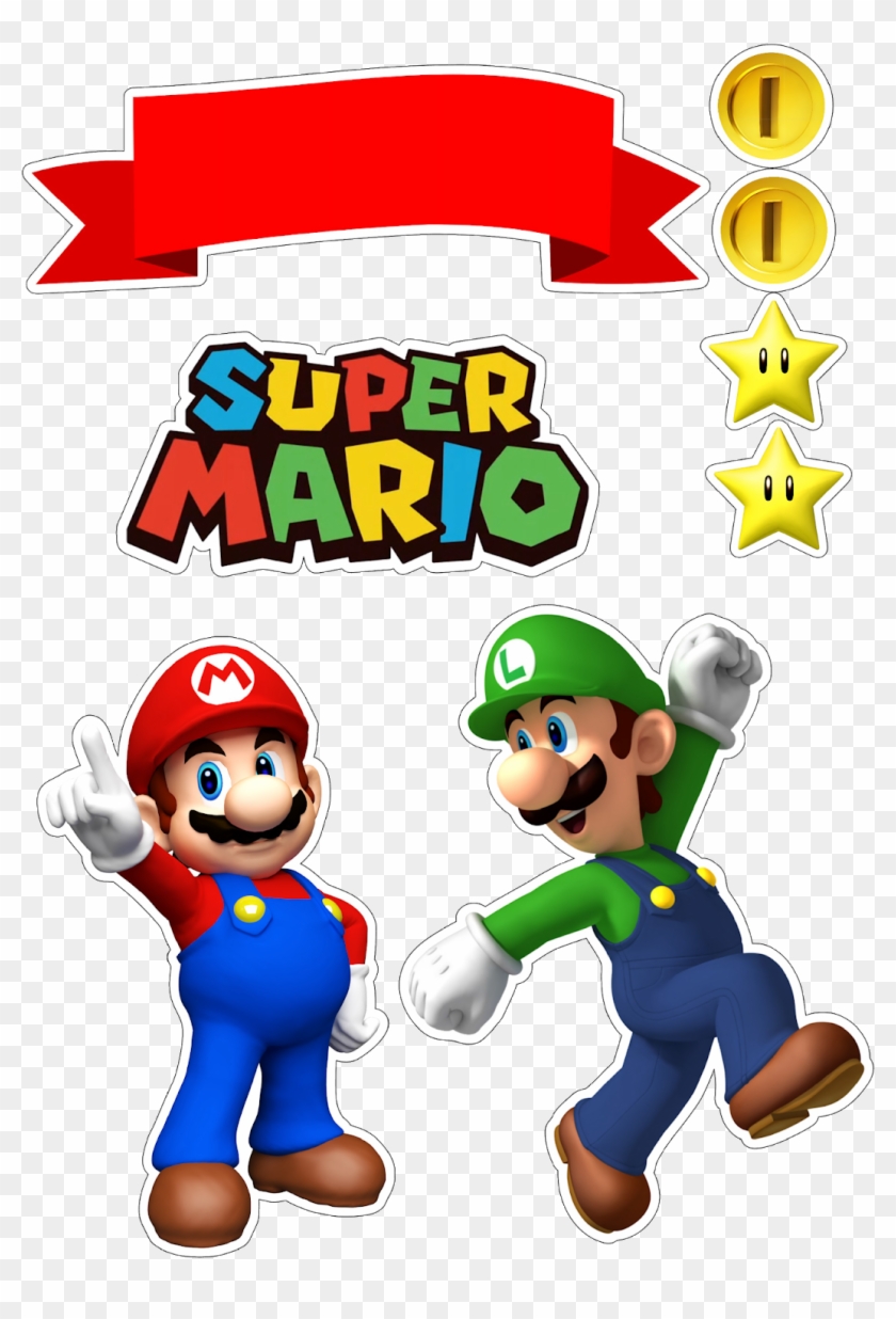 Pin By Ana Karla On Topos De Bolo - Topo De Bolo Super Mario #263742