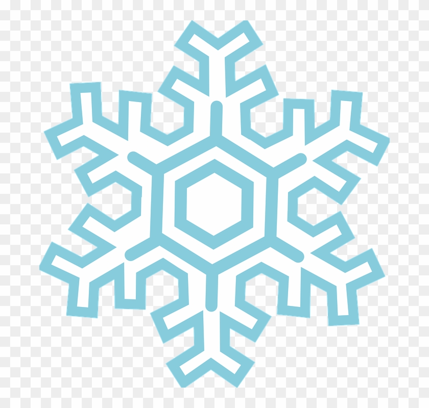Snowflake Clipart Frost - Snowflake Clipart Black Background #263886