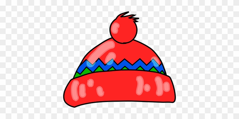 Hat, Tabogan, Warm, Winter, Knit, Snow - Winter Hat Clip Art #264074