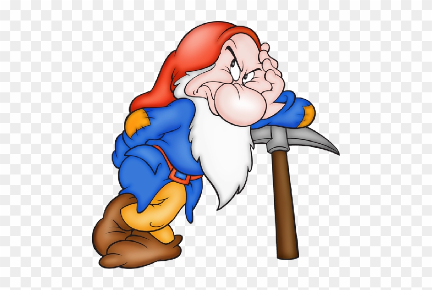Grumpy Dwarf Leaning Pick - Seven Dwarfs Grumpy #264102