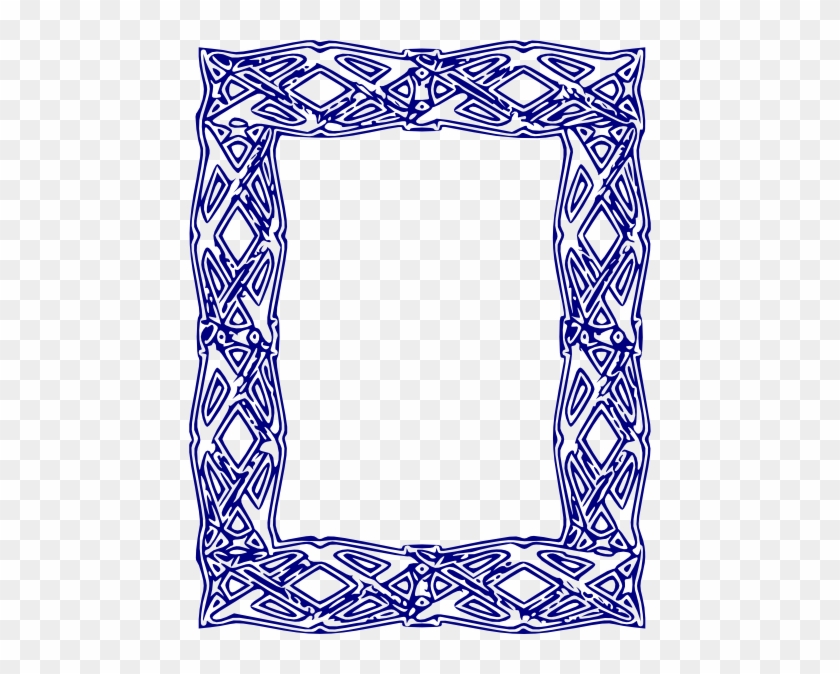 Dark Blue Clipart Frame - Frame Outline #264376