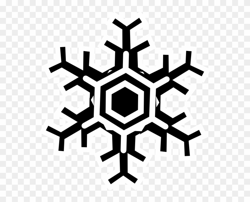 Black Snowflake No Background #264412
