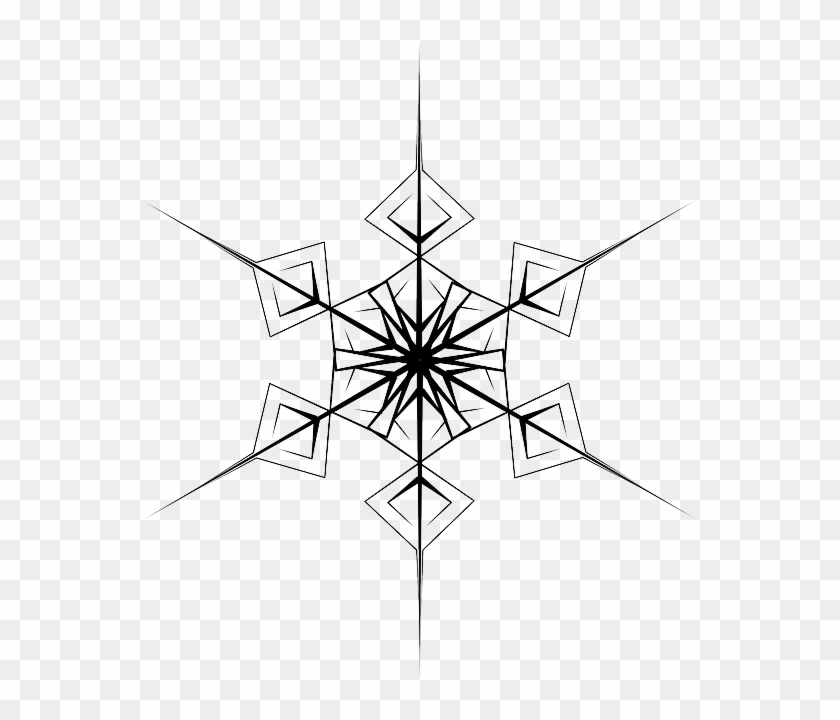 Crystal, Hexagonal, Snowflake, Symmetry - Snowflake #264470