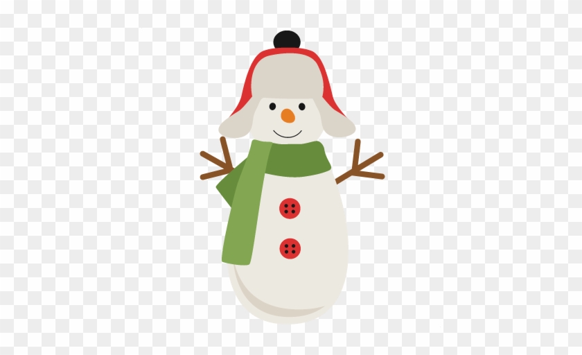 Snowman Svg Scrapbook Cut File Cute Clipart Files For - .com #264560