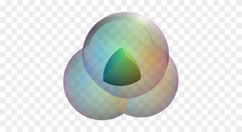 Four Balls Intersect To Form A Reuleaux Tetrahedron - Meissner Tetrahedron #265071