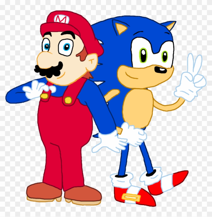 Mario And Sonic Clip Art - Cartoon #1733558