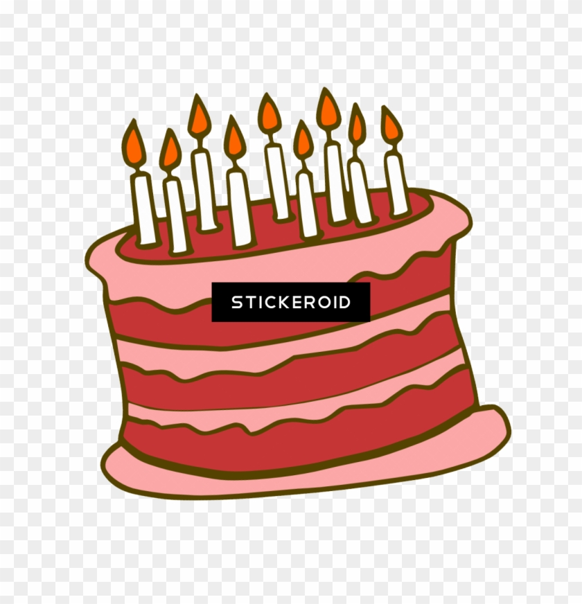 Birthday Cake - Birthday Cake Png Cartoon #1733935