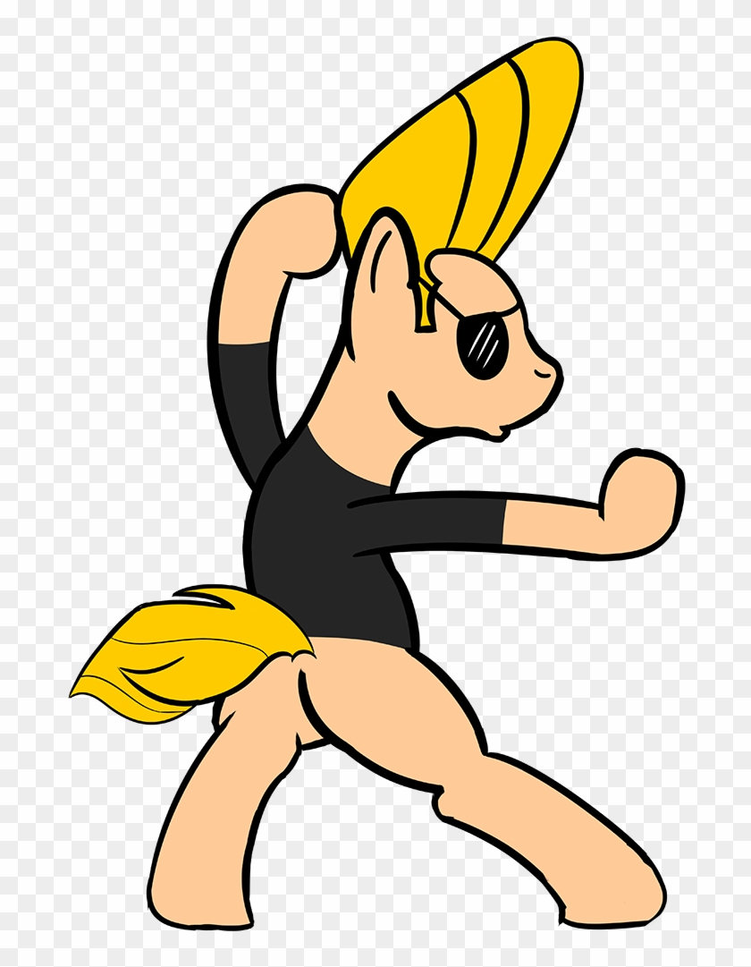 Bipedal Johnny Ponified Pony Safe Solo Ⓒ - Cartoon #1734138