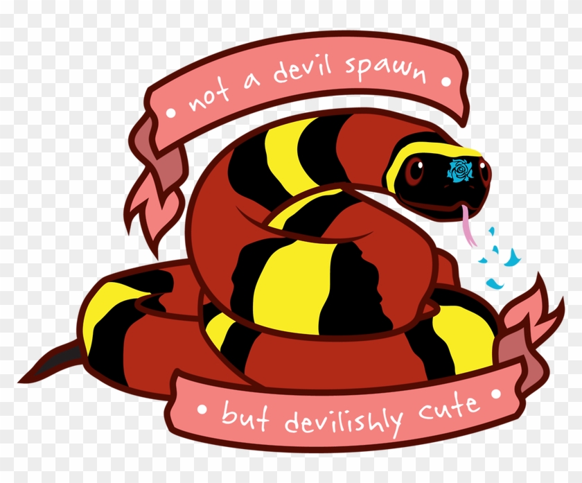 Not A Devil Spawn, But Devilishly Cute By Chewy-num - Cute Snakes #1734161