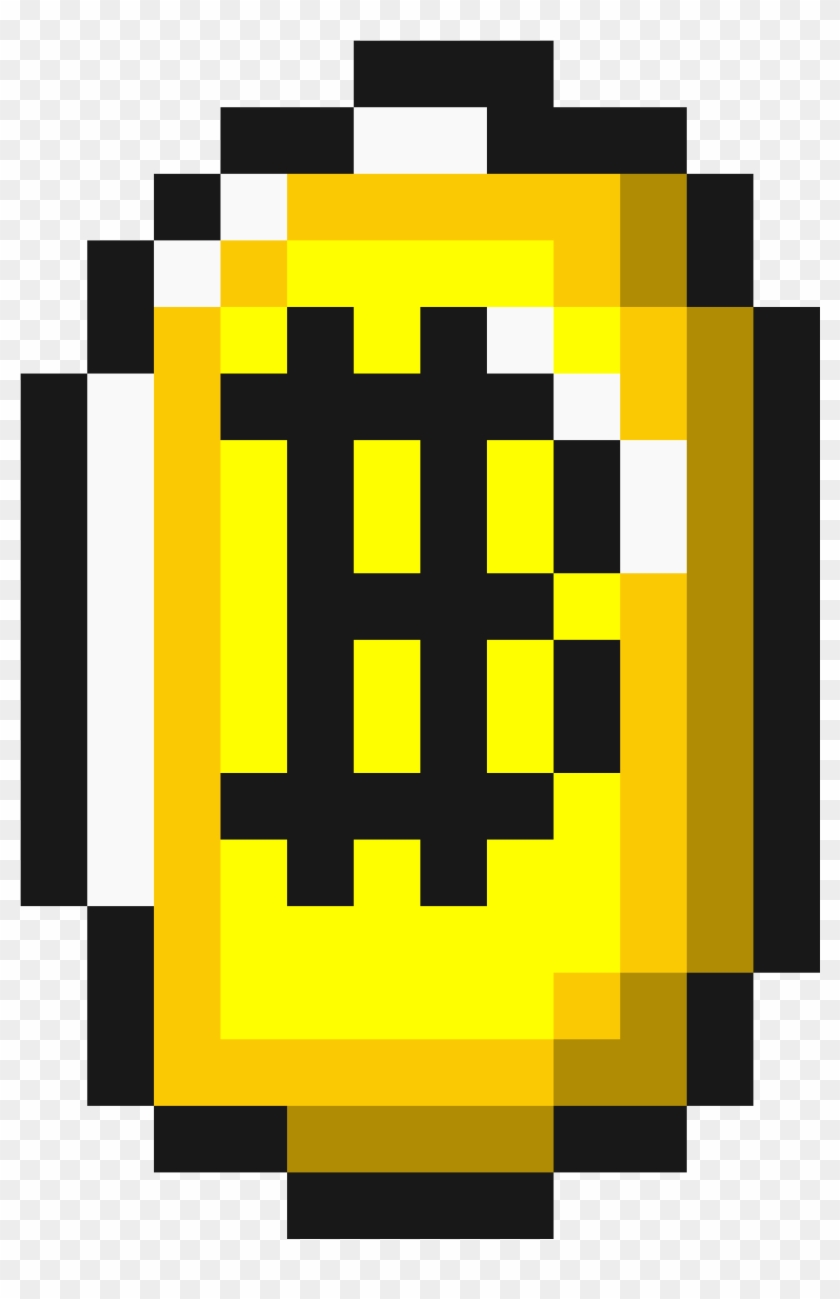 Pixel Clipart Coin - Super Mario Bros Pixel Png #1734628