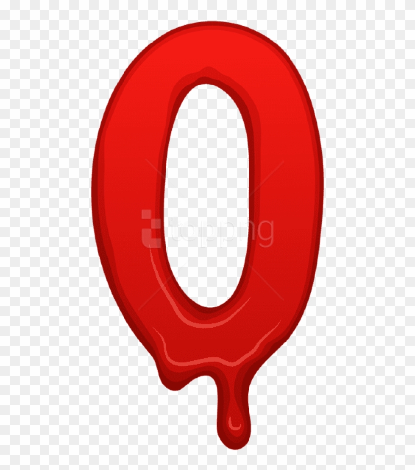 Free Png Download Bloody Number Zero Clipart Png Photo - Circle #1734633