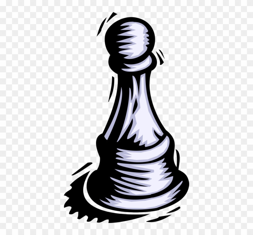 Vector Illustration Of Pawn Weakest, Most Numerous - Vector Illustration Of Pawn Weakest, Most Numerous #1734693
