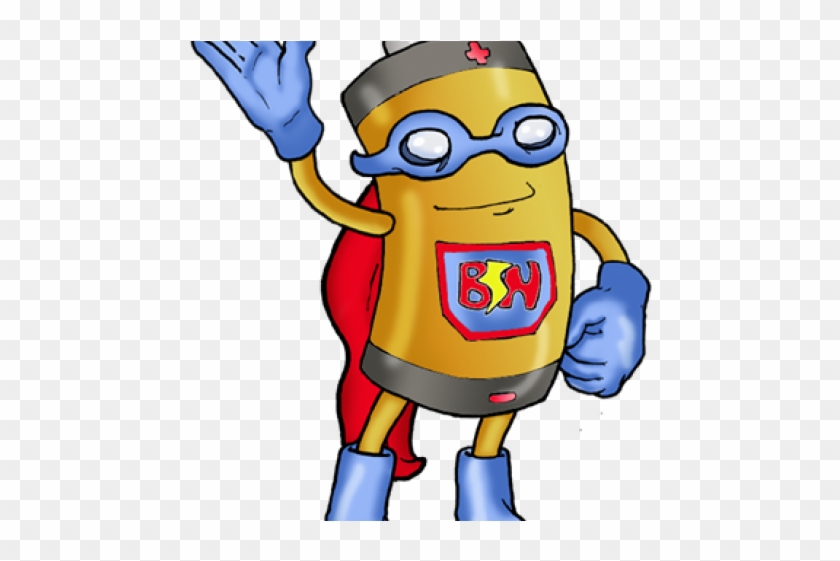 Battery Clipart Man - Cartoon #1735421