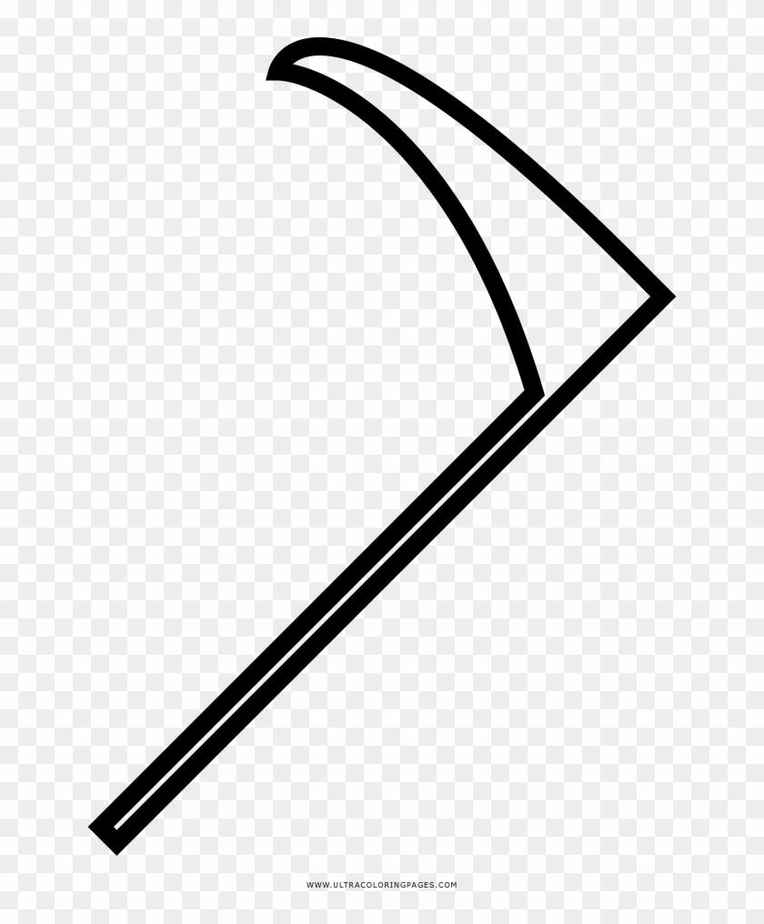 Scythe Coloring Page - Line Art #1735449