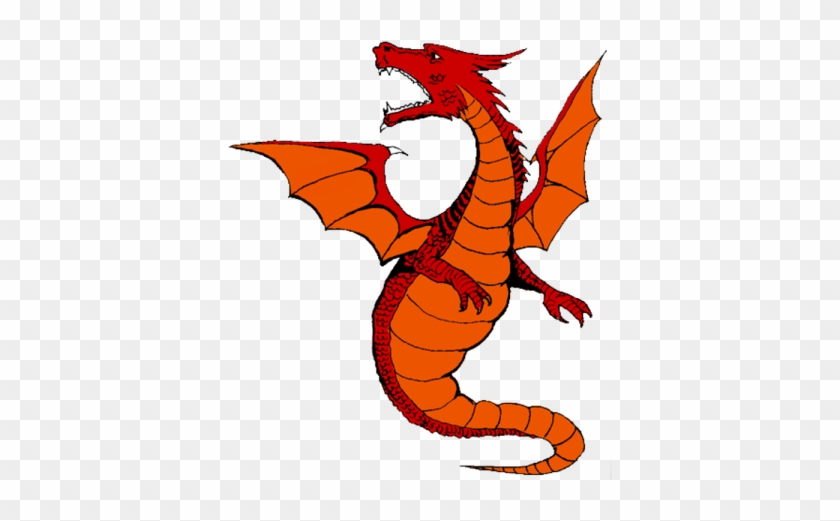 Red Serpent Dragon - Cartoon #1735590