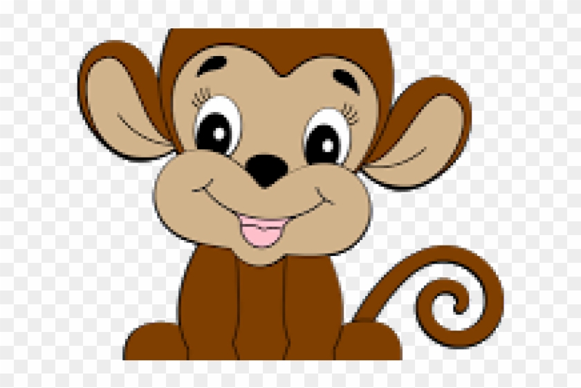 Related Cliparts - Baby Cute Monkey Clipart #1735641