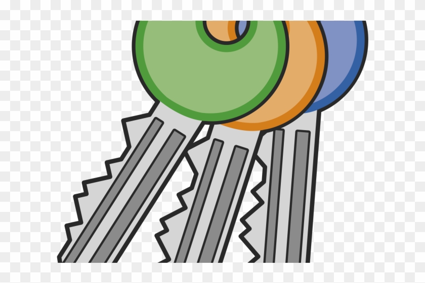 Keys Clipart Door Key - Key Clipart #1735715