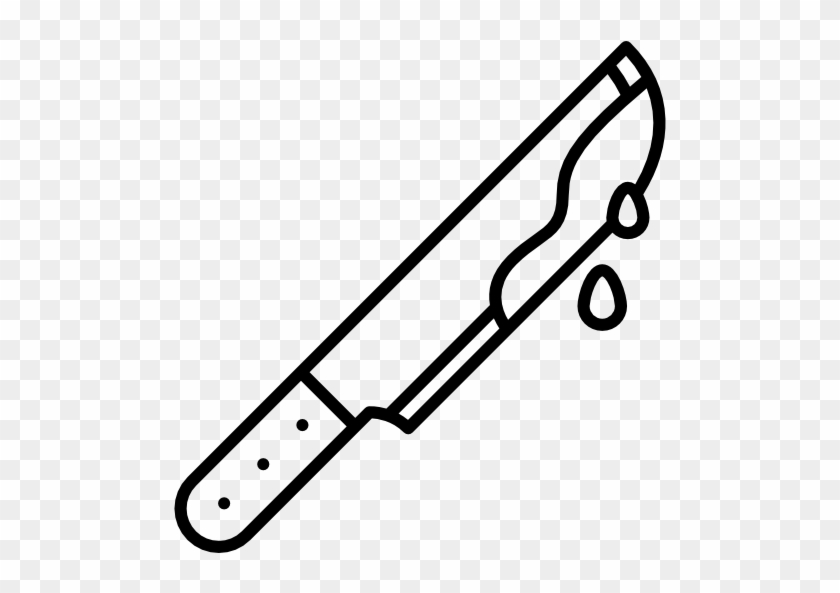 Cuchillo Con Sangre Dibujo #1735941
