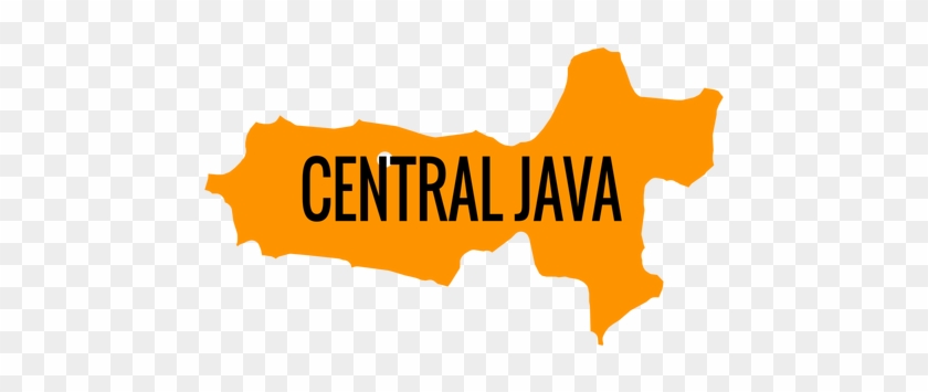 Indonesia Map Outline Full - Central Java Map Vector #1735974