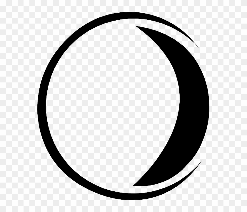 Moon, Vector - Media Luna Vector Png #1736085