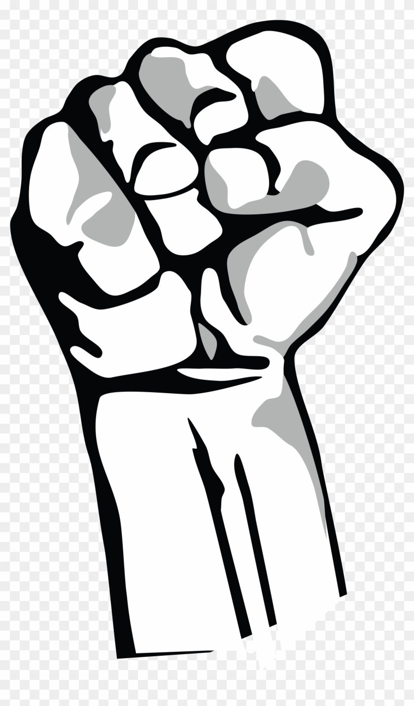 Fist Clipart Black And White - Fist Clipart Black And White #1736520