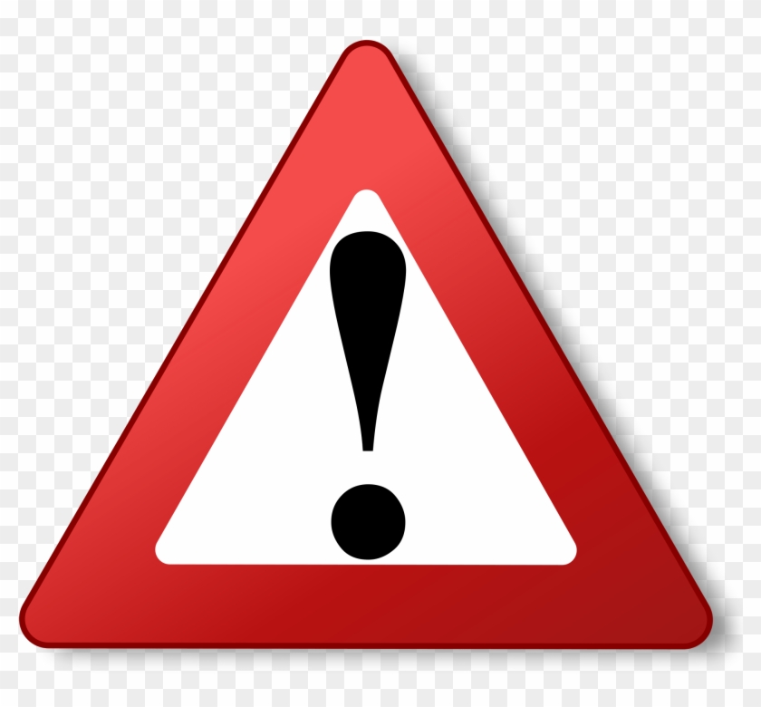 Warning Sign Clip Art - Warning Sign Png #1736974