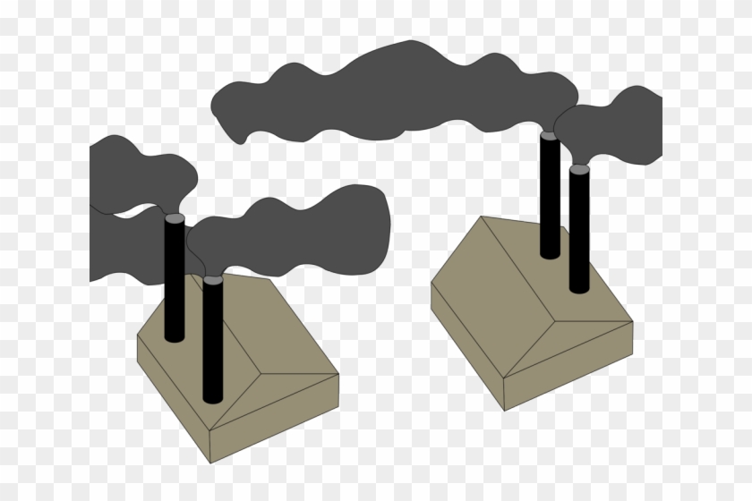 Factory Clipart Smog - Cartoon #1737229