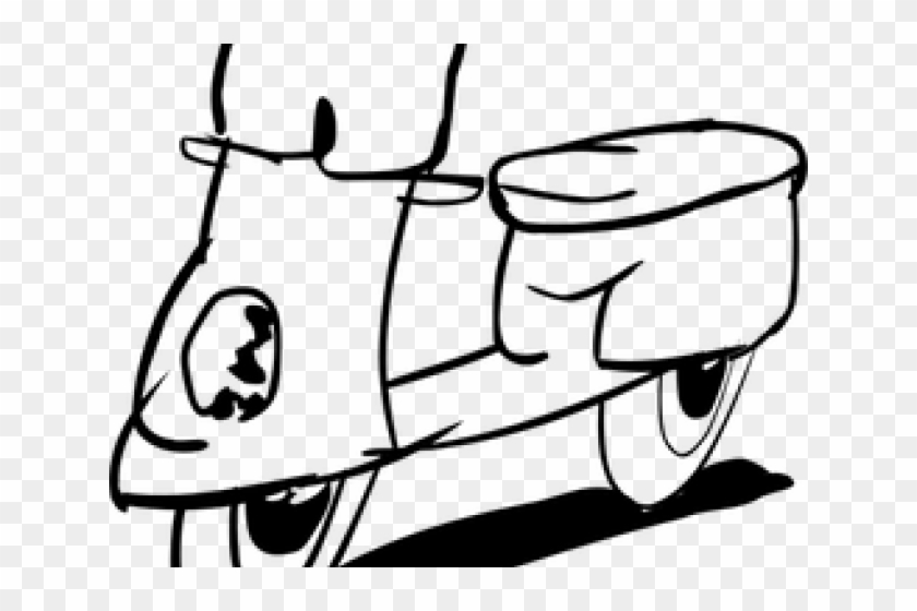 Angel Clipart Outline - Scooter #1737477